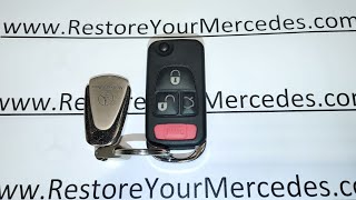 Mercedes late W140 key fob shell. Finally I found the good one