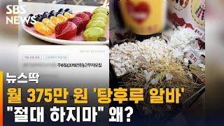 월 375만 원 '탕후루 알바'…\