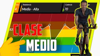 🚲 Entrenamiento BICICLETA estática 25 MIN (clase 4/5) | CLASE de CYCLING MEDIO-ALTO (MONTAÑA)