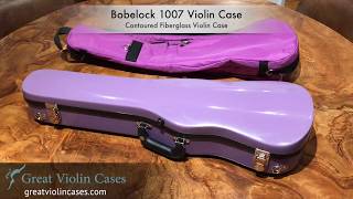 Bobelock 1007 Contoured Fiberglass Violin Case