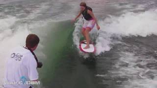 2009 NWWSA Wakesurf Open - Amateur Female - Kim McClanahan