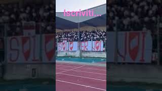 Curva Just Maceratese in trasferta a Civitanova nel derby 2023-24.