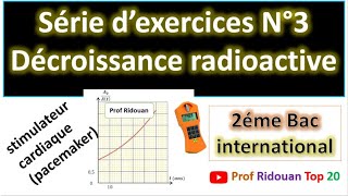 série d'exercices 3 décroissance radioactive 2 bac pc_svt_sm