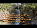 Forth in Thy Name, O Lord, I Go (Tune: Song 34 - 5vv) [with lyrics for congregations]