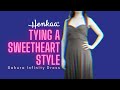 How to Tie a Sweetheart Style Convertible Dress SAKURA KATE HENKAA #shorts