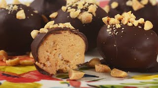 Crispy Peanut Butter Balls Recipe Demonstration - Joyofbaking.com