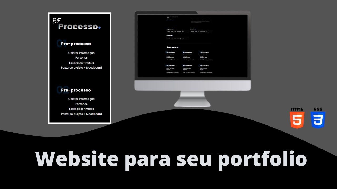 Como Criar Um Website Para Conseguir Um Emprego Com HTML E CSS I Passo ...