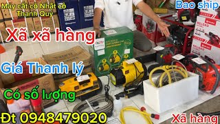 Máy cắt cỏ ,máy cưa xích, máy rửa xe, máy bơm thuyền,xã hàng cuối năm lh0948479020