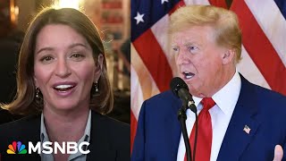 ‘Conviction has gotten to him’: Katy Tur reports from inside Trump Tower