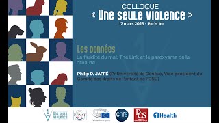 Colloque 1SV - Les données - Intervention de Philip .D. Jaffé