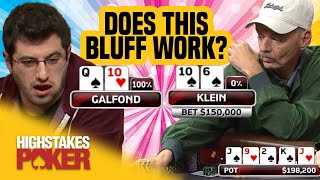 Phil Galfond Faces $150,000 Bluff on High Stakes Poker!