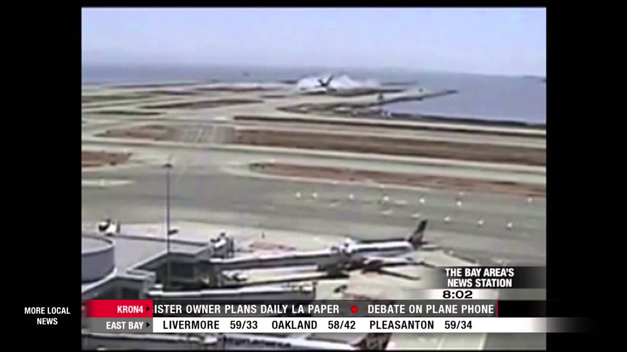 ASIANA FLIGHT 214 New Video Shows Entire Crash From Tower - YouTube