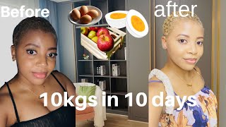 i tried the egg diet  and this is what happened  Lose 10kgs in 10days / Promise Paul