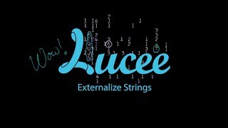 Externalize Strings