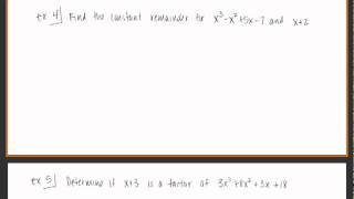 2412 - Pre-Calculus - Lesson 22 - Video 1