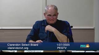 Clarendon Select Board - January 27, 2025