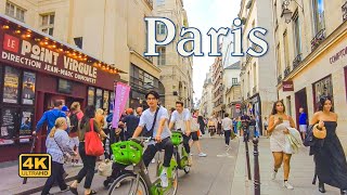 Walking in Busy streets of Paris, France -  May 21, 2022 - Spring 2022 [4K UHD]