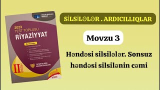 Həndəsi silsilələr. Sonsuz həndəsi silsilənin cəmi 1-81