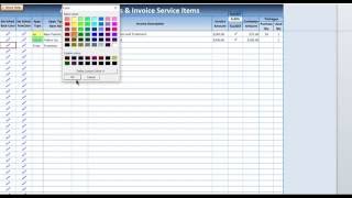 Excel Multi-Staff Scheduler - Appointment Types & Invoice Items Tutorial