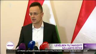 2018.02.24. - Szijjártó tiltakozott az EU-nál az ENSZ-tárgyaláson történtek miatt