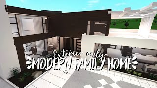 Lets Build Bloxburg Modern Family Home Part 2 - bloxburg modern family home speed build roblox