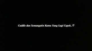 ASMR Husband Indonesia | Cuddle dan Semangatin Kamu Yang Lagi Capek