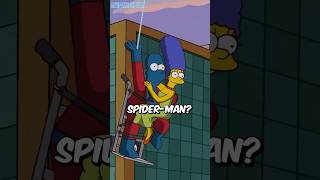 Homer Becomes A Paralyzed Spider-Man? #thesimpsons