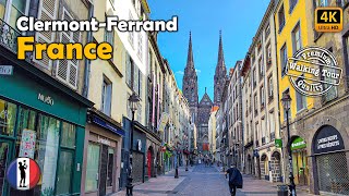 🇫🇷 Clermont-Ferrand, Picturesque Historic Old Town, France, Amazing Walking Tour [4K/60fps]