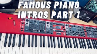 Famous Piano Intros Part 1