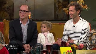 Håkan och Aleksandre skaffade dottern Maia genom surrogatmamma - Malou Efter tio (TV4)