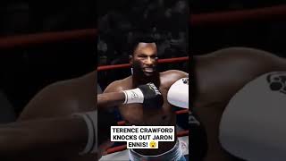 Terence Crawford Knocks Out Jaron Ennis! 😮 #Shorts | Fight Night Champion Simulation