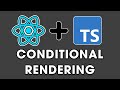 React Typescript 2023 - 10. Conditional Rendering
