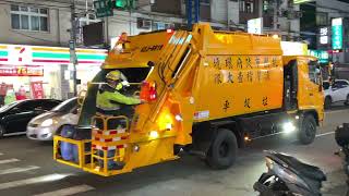 龜山區垃圾車KEJ-6918沿線播音收運(桃園市環境清潔稽查大隊) Taiwan Garbage Truck in Taoyuan city，Taiwan