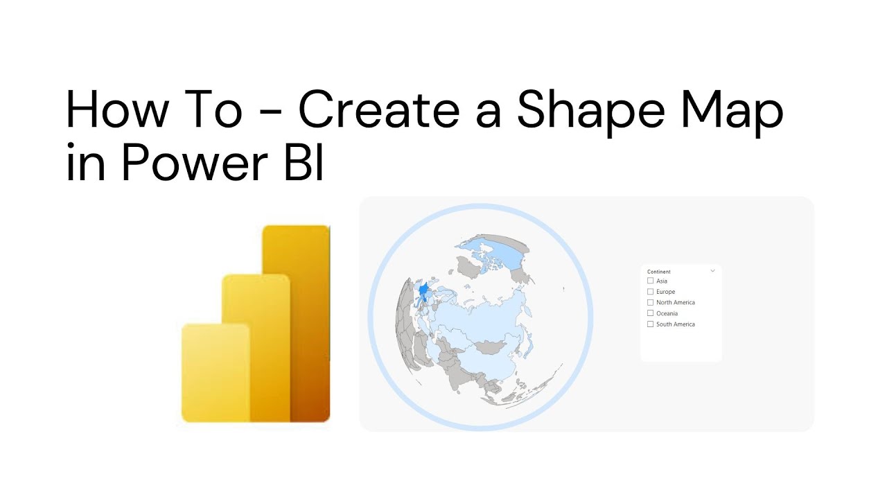 How To - Create Shape Maps In Power BI - YouTube