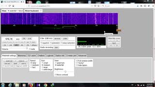 WEB SDR 476KHZ Morse