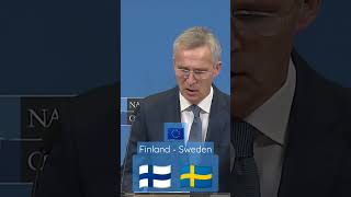 Finland and Sweden will become full NATO members SOON! NATO Secretary General Jens Stoltenberg!!!