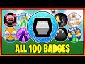 How to get ALL 100 BADGES in SLAP BATTLES 👏 || Roblox