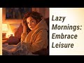 Embrace Leisure: Converse about Lazy Mornings