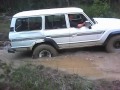 60 series landcruse gets bogged winched out