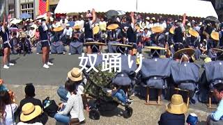 八幡神社大神楽奉納　奴踊り