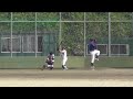 八尾bcvs大阪経済大学3回表　op戦　2014 10 12