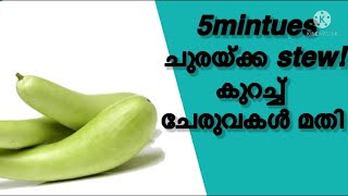 Very easyചുരക്ക stew !Easy recipe! ചുരക്ക വച്ച് സറ്റൂ ചെയ്യ്തു നോക്കൂ.Bottle  gourd stew.