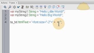 How to Format textArea Component Content in Flash AS3