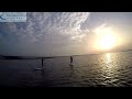 오키나와 석양과 함께 sup okinawa sunset sup stand up paddling surfing