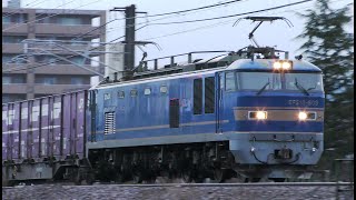 EF510-503牽引高速貨物【4K】信越本線上り4076ﾚ