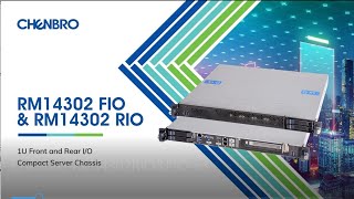 CHENBRO RM14302 FIO \u0026 RIO｜1U Front and Rear I/O Compact Server Chassis