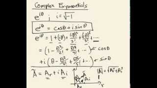 Week 1, lecture 3: Complex Exponentials