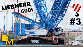 Liebherr LR 1600/2 powerful crawler crane ⚠️⛓️ demolishing gigant gantry crane ind the harbor #3