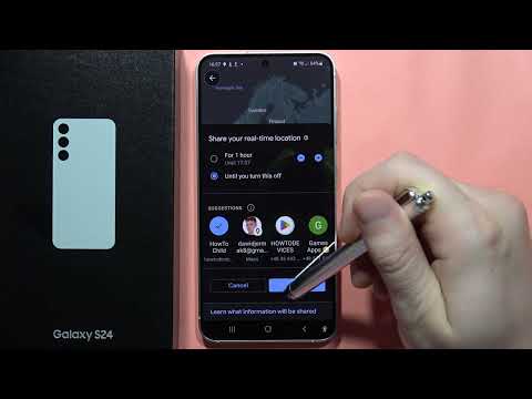 How to Share Live Location on Samsung Galaxy S24 / S24+