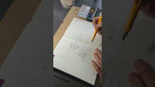 Line work Processes - Easy urban sketching